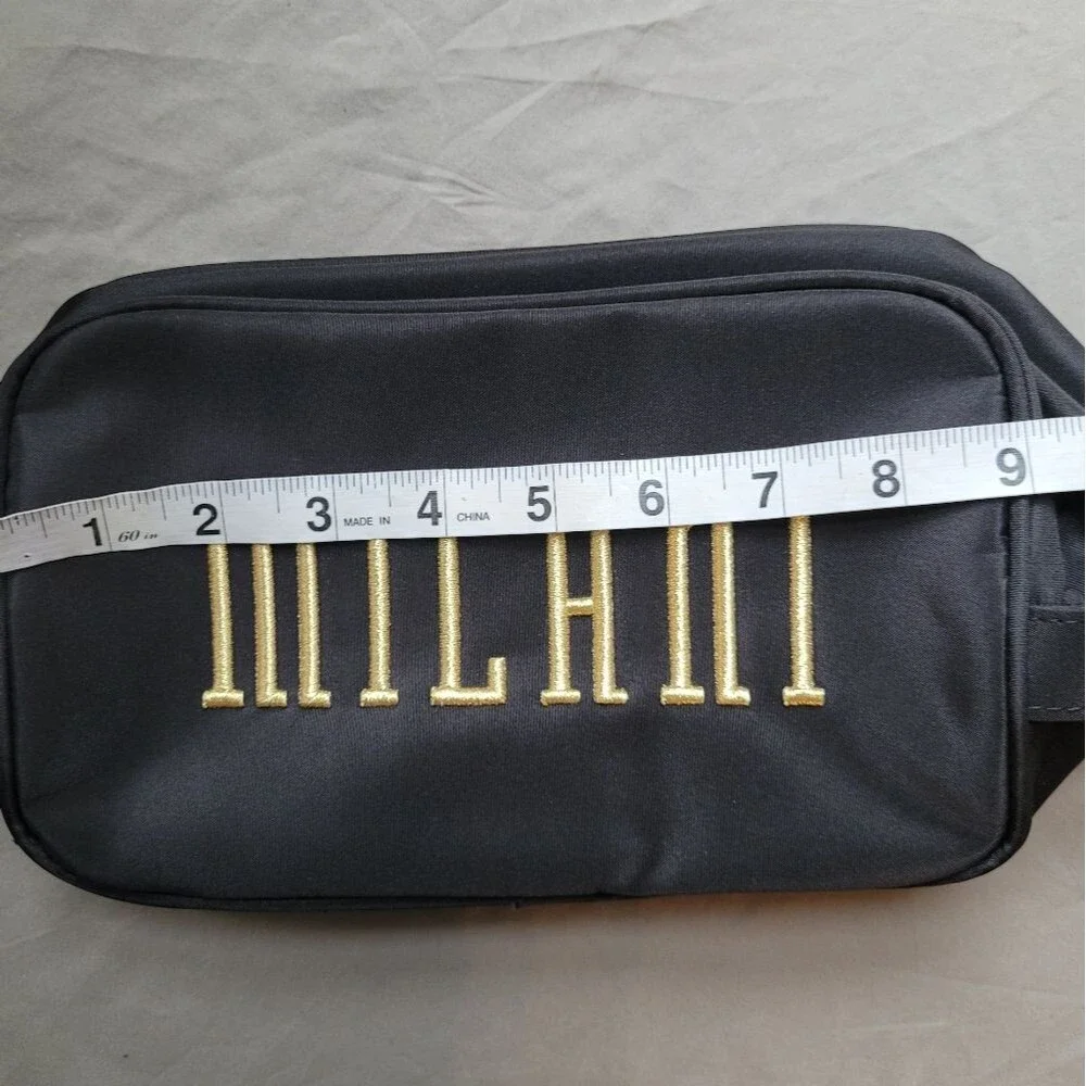 Milani Cosmetic Travel Toiletry Bag Color Black
